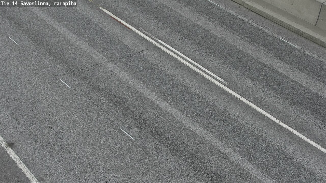 Weather Camera Image Väg 14 Nyslott, Ratapiha, Savonlinna, Etelä-Savo