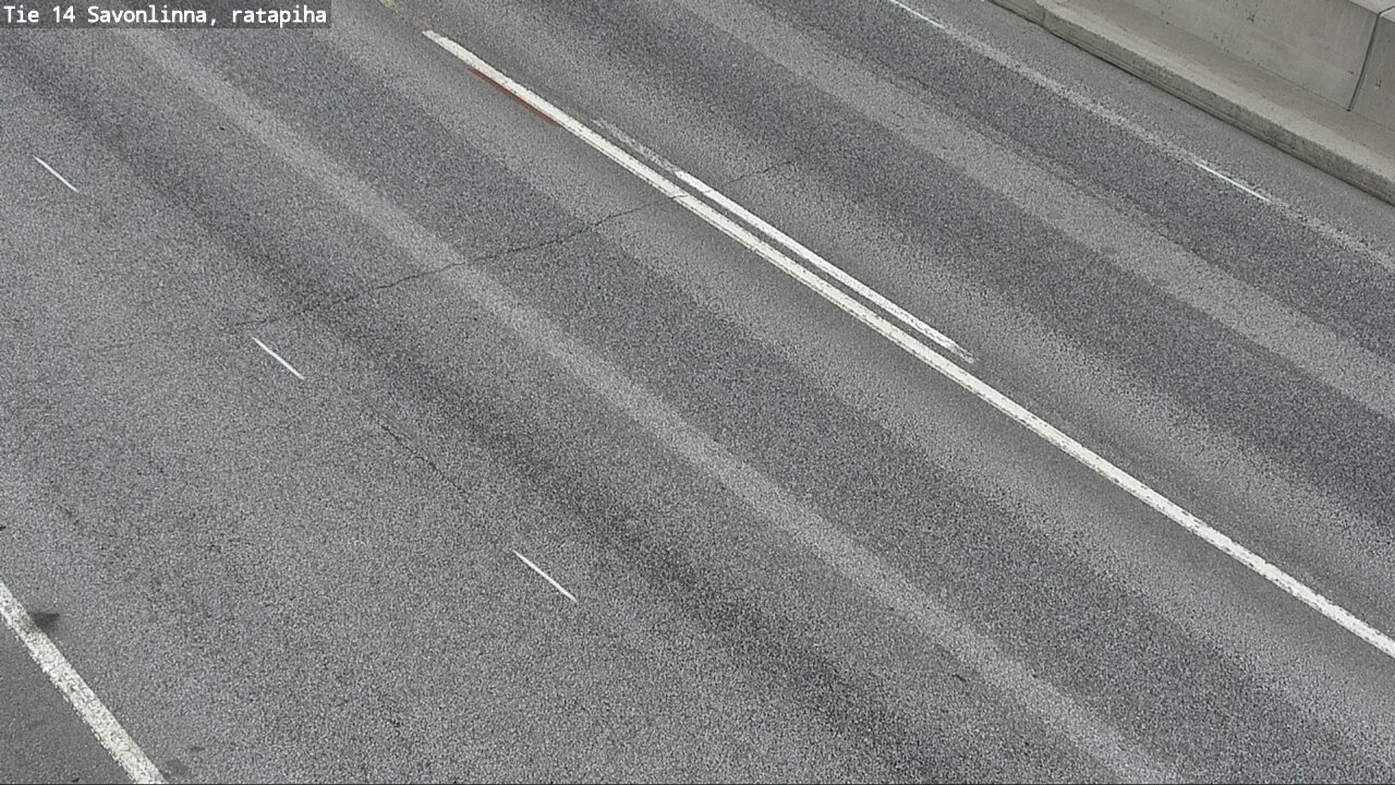 Weather Camera Image Väg 14 Nyslott, Ratapiha, Savonlinna, Etelä-Savo