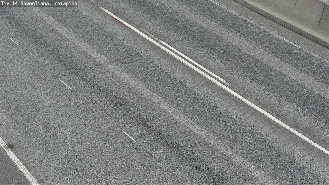 Weather Camera Image Väg 14 Nyslott, Ratapiha, Savonlinna, Etelä-Savo