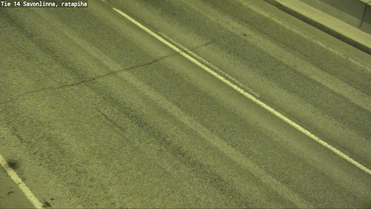 Weather Camera Image Väg 14 Nyslott, Ratapiha, Savonlinna, Etelä-Savo