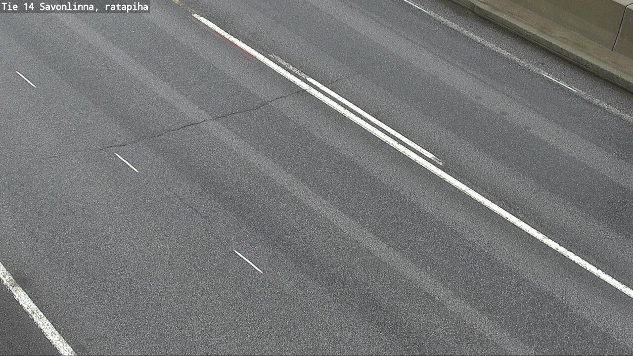 Weather Camera Image Väg 14 Nyslott, Ratapiha, Savonlinna, Etelä-Savo