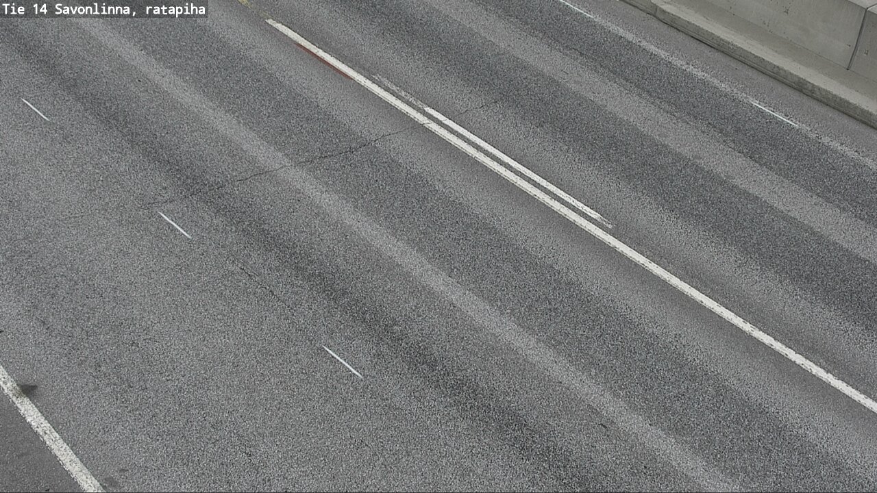 Weather Camera Image Väg 14 Nyslott, Ratapiha, Savonlinna, Etelä-Savo