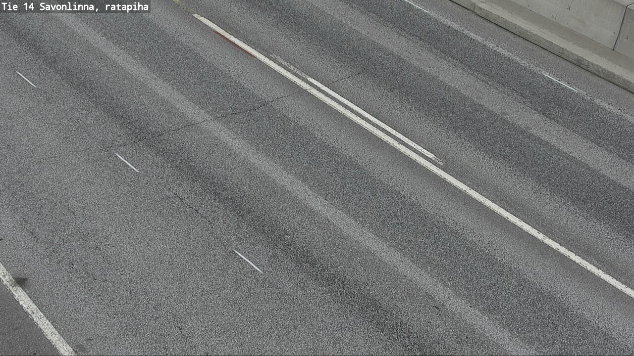Weather Camera Image Väg 14 Nyslott, Ratapiha, Savonlinna, Etelä-Savo
