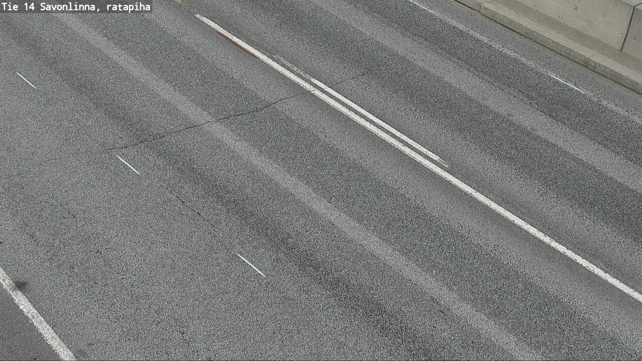 Weather Camera Image Väg 14 Nyslott, Ratapiha, Savonlinna, Etelä-Savo