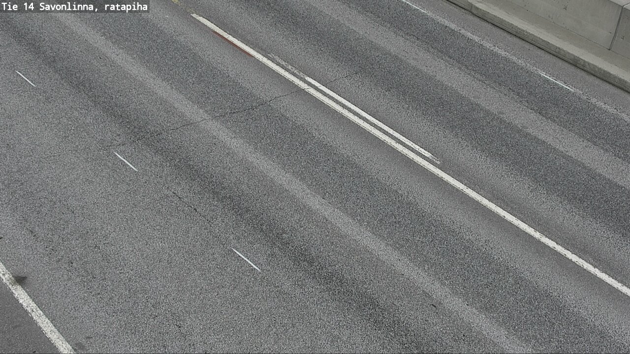 Weather Camera Image Väg 14 Nyslott, Ratapiha, Savonlinna, Etelä-Savo