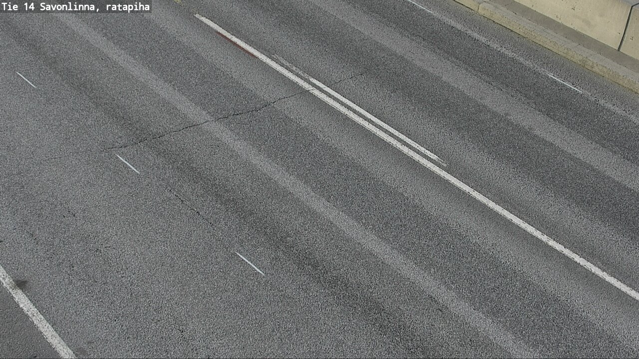 Weather Camera Image Väg 14 Nyslott, Ratapiha, Savonlinna, Etelä-Savo