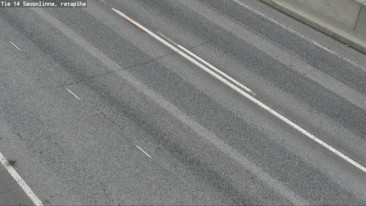 Weather Camera Image Väg 14 Nyslott, Ratapiha, Savonlinna, Etelä-Savo