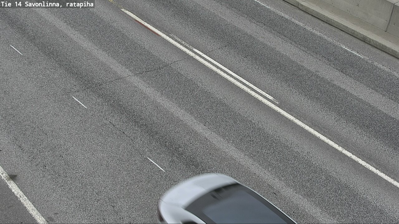 Weather Camera Image Väg 14 Nyslott, Ratapiha, Savonlinna, Etelä-Savo