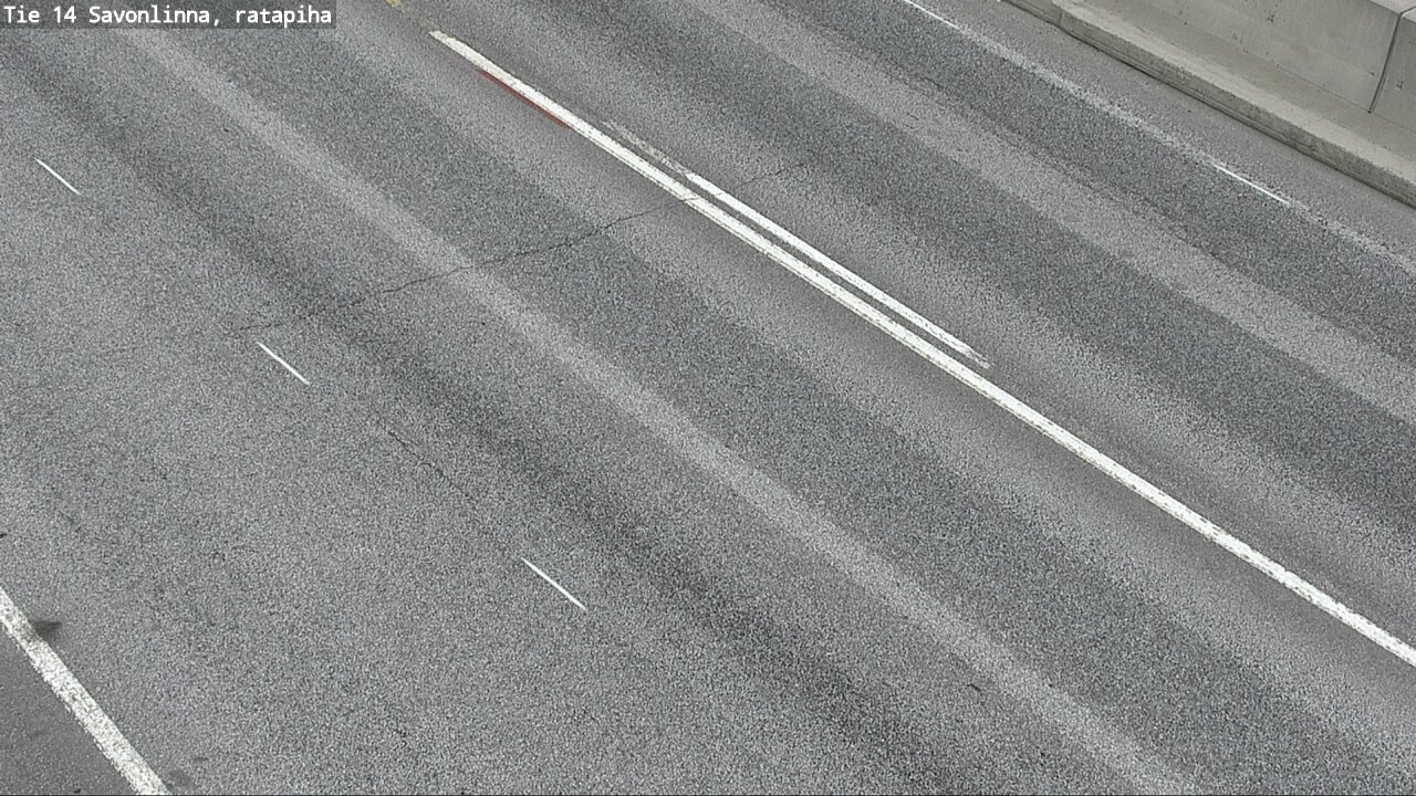 Weather Camera Image Väg 14 Nyslott, Ratapiha, Savonlinna, Etelä-Savo