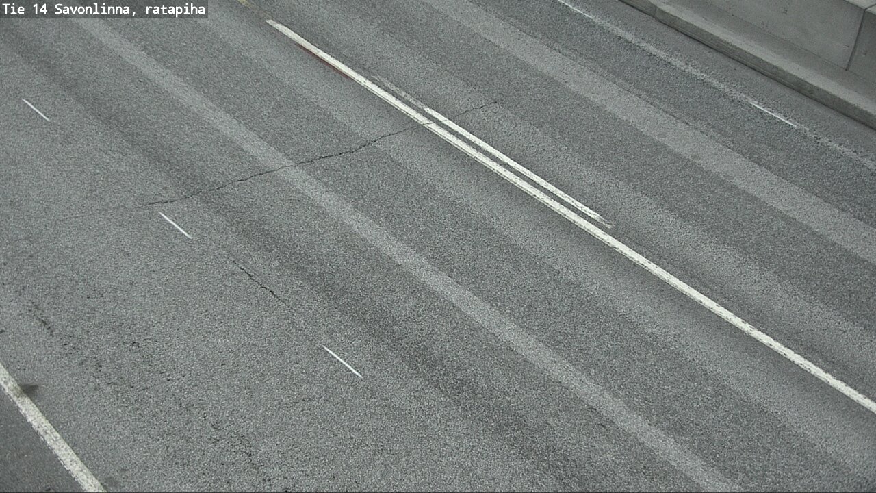Weather Camera Image Väg 14 Nyslott, Ratapiha, Savonlinna, Etelä-Savo