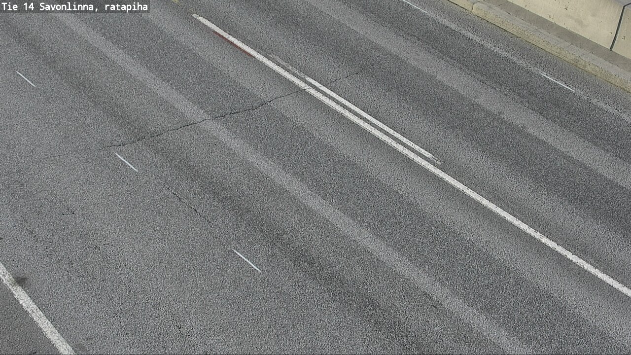 Weather Camera Image Väg 14 Nyslott, Ratapiha, Savonlinna, Etelä-Savo
