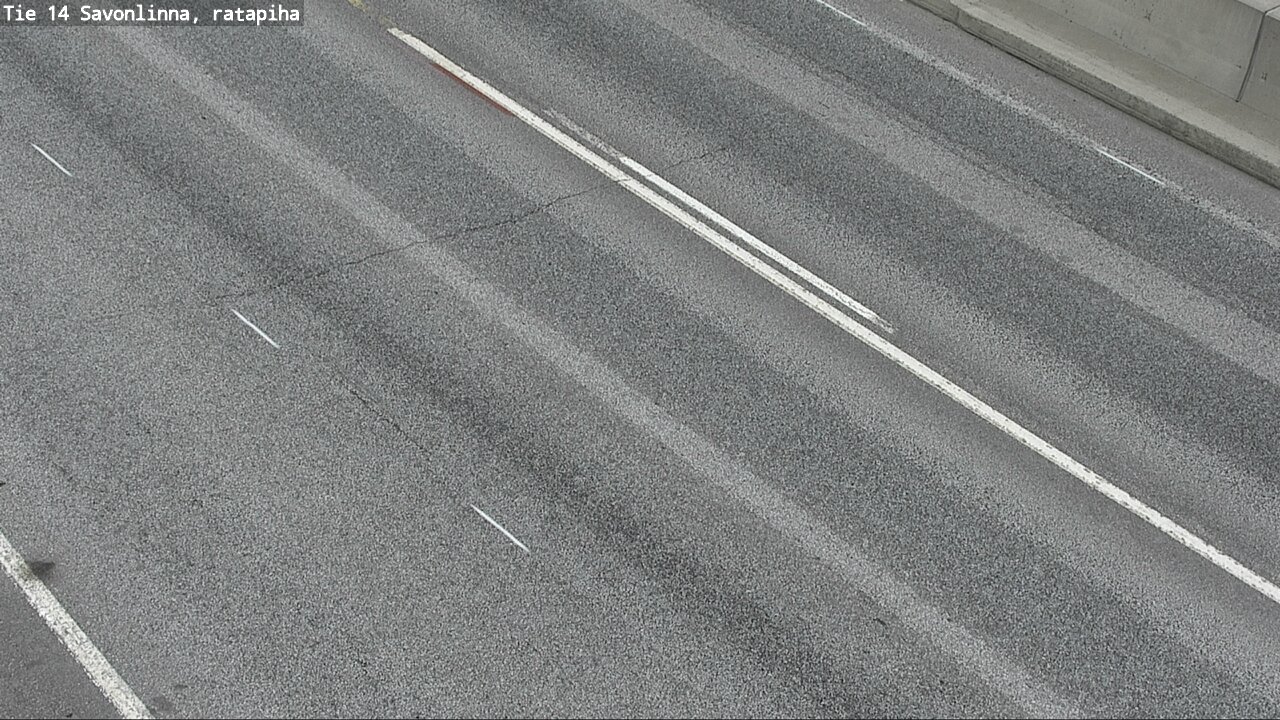 Weather Camera Image Väg 14 Nyslott, Ratapiha, Savonlinna, Etelä-Savo