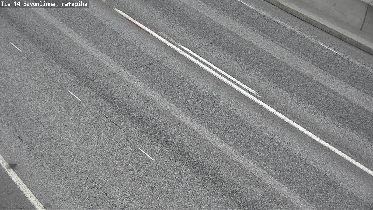 Weather Camera Image Väg 14 Nyslott, Ratapiha, Savonlinna, Etelä-Savo