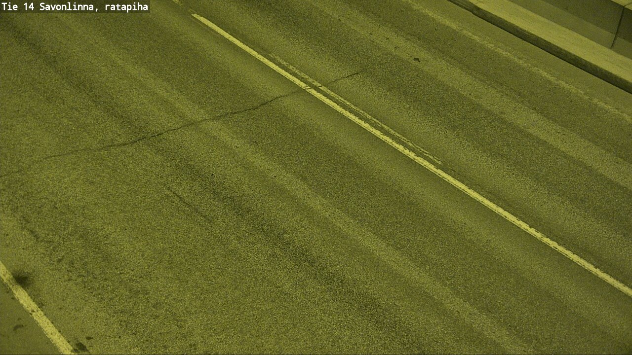 Weather Camera Image Väg 14 Nyslott, Ratapiha, Savonlinna, Etelä-Savo