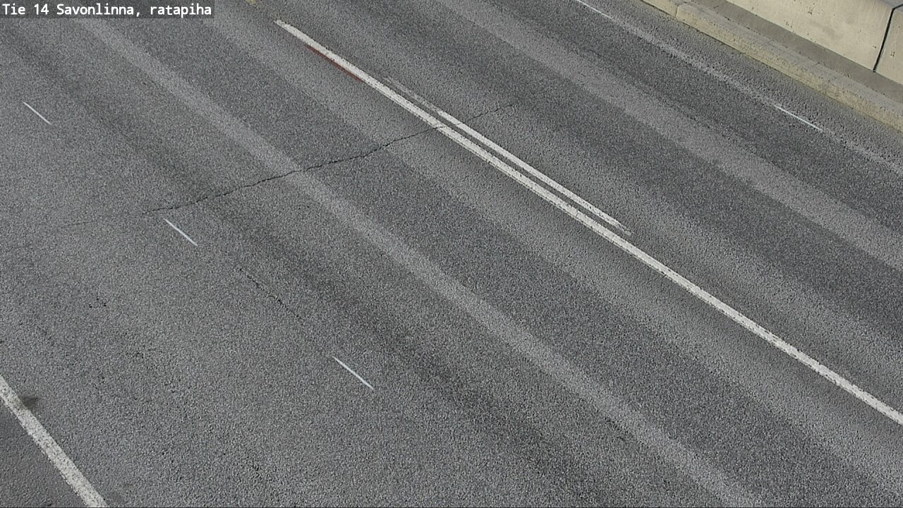 Weather Camera Image Väg 14 Nyslott, Ratapiha, Savonlinna, Etelä-Savo