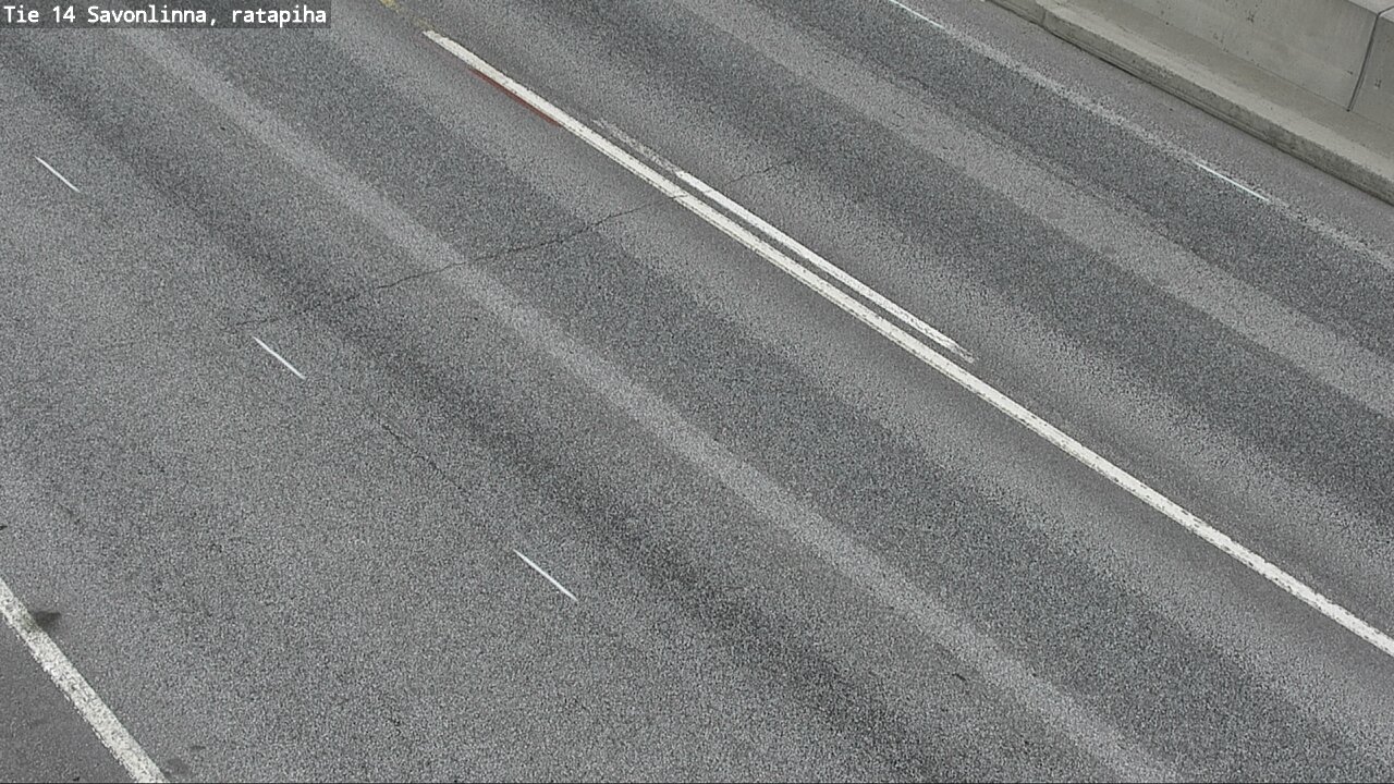 Weather Camera Image Väg 14 Nyslott, Ratapiha, Savonlinna, Etelä-Savo