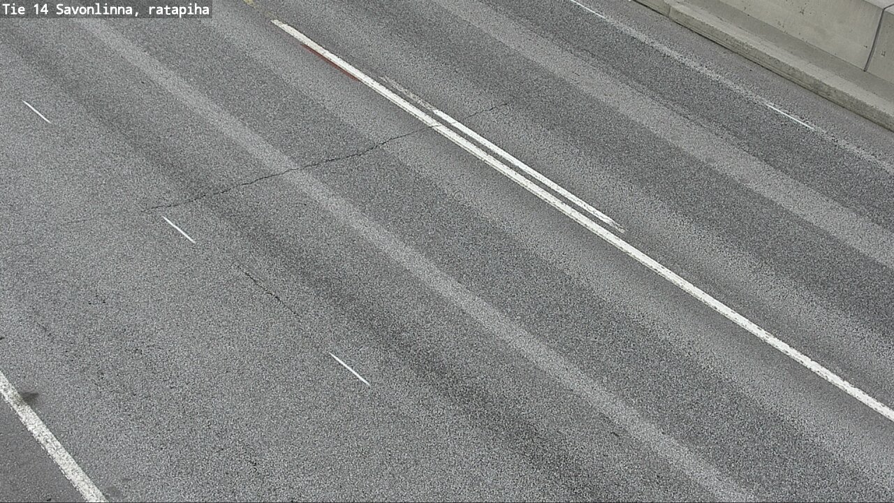 Weather Camera Image Väg 14 Nyslott, Ratapiha, Savonlinna, Etelä-Savo