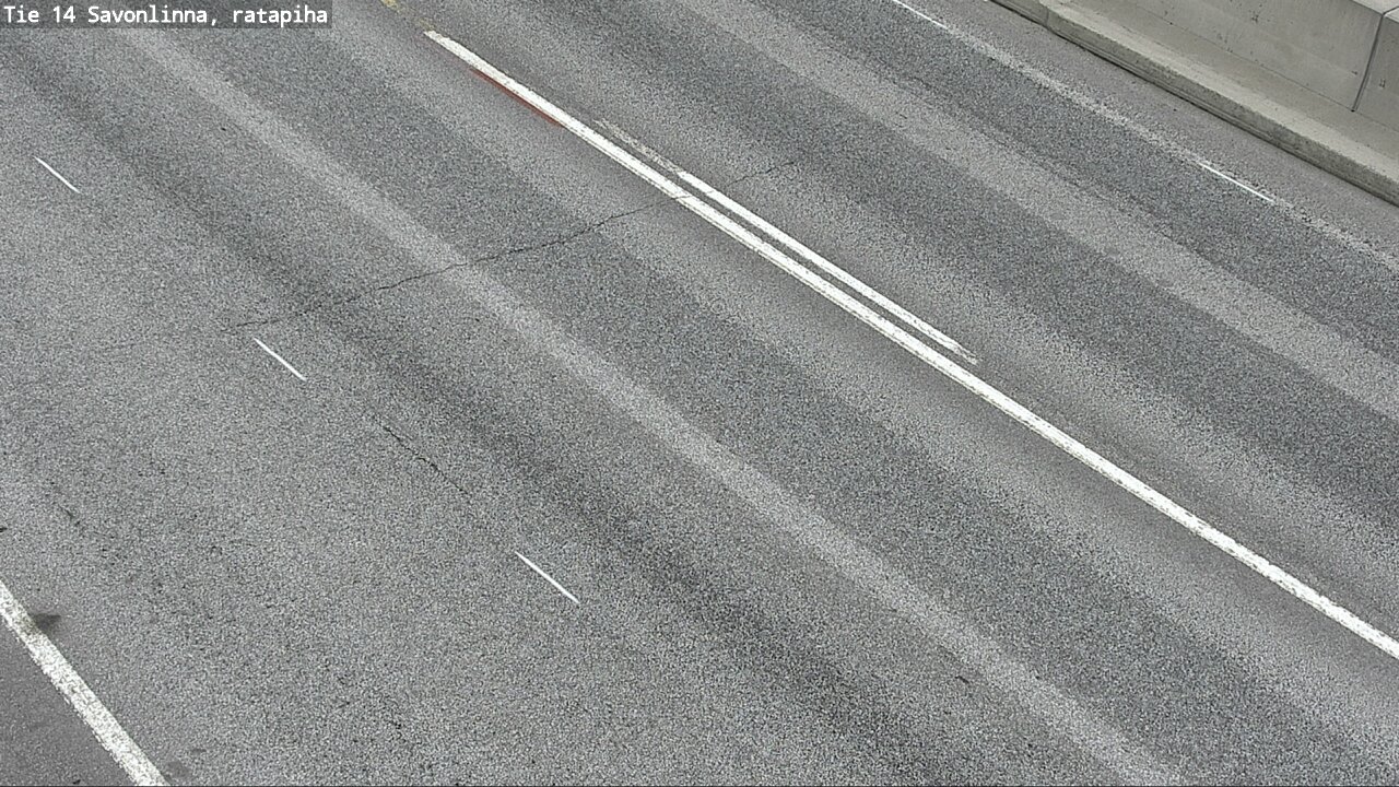Weather Camera Image Väg 14 Nyslott, Ratapiha, Savonlinna, Etelä-Savo