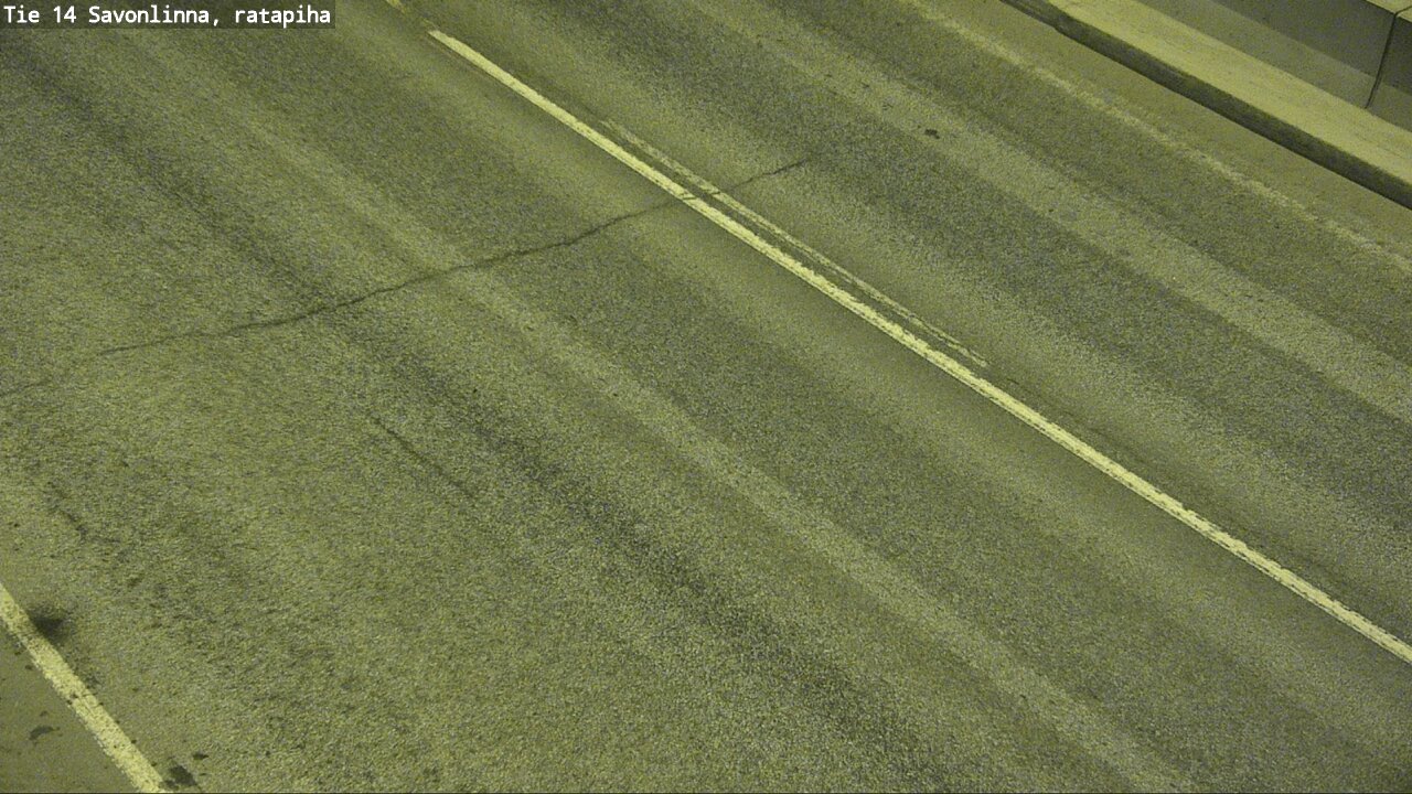 Weather Camera Image Väg 14 Nyslott, Ratapiha, Savonlinna, Etelä-Savo