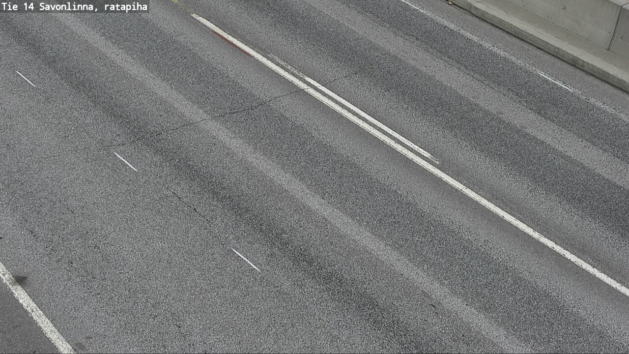 Weather Camera Image Väg 14 Nyslott, Ratapiha, Savonlinna, Etelä-Savo