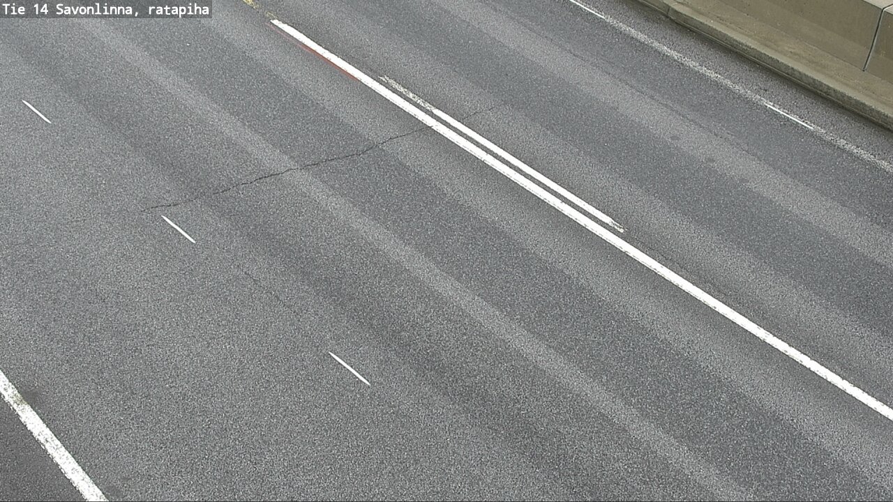 Weather Camera Image Väg 14 Nyslott, Ratapiha, Savonlinna, Etelä-Savo