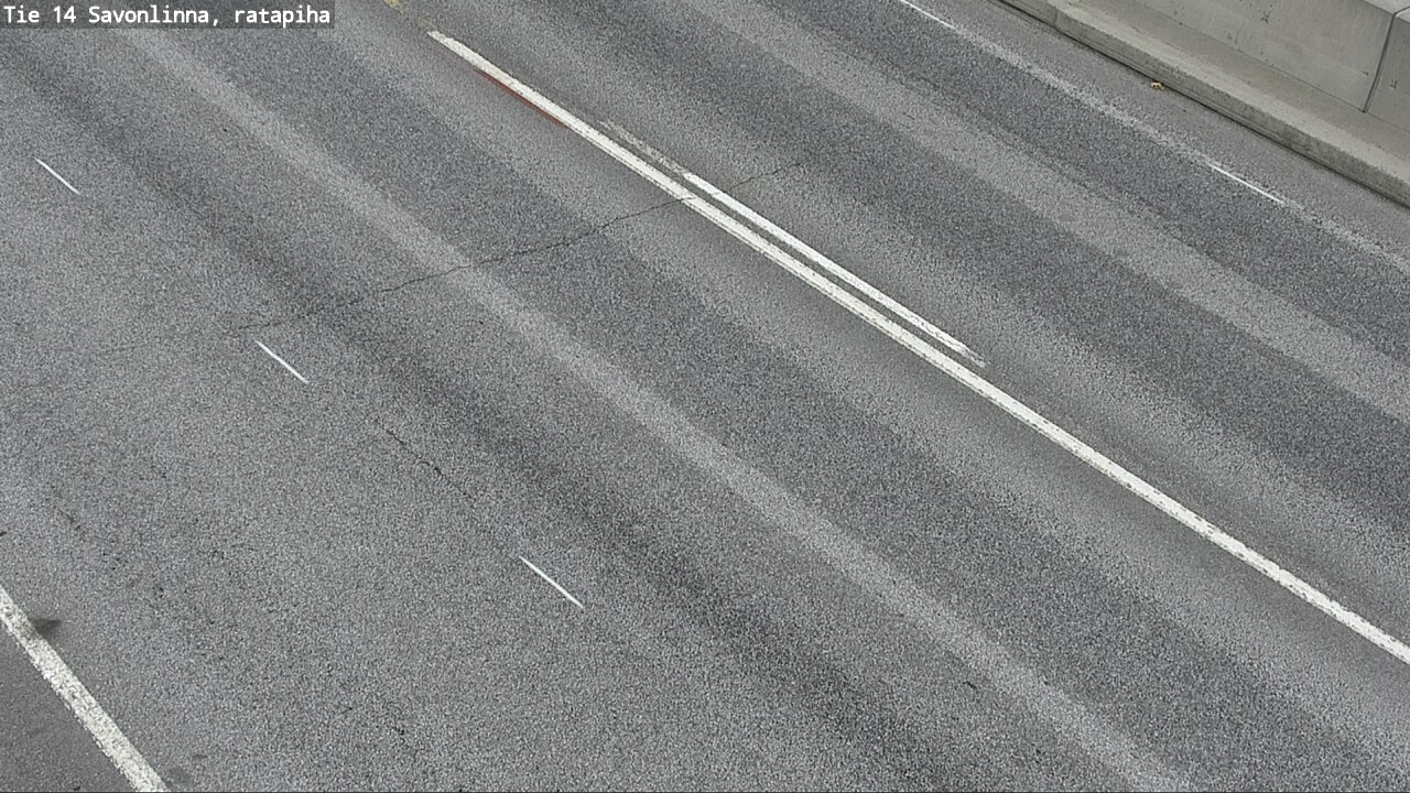 Weather Camera Image Väg 14 Nyslott, Ratapiha, Savonlinna, Etelä-Savo