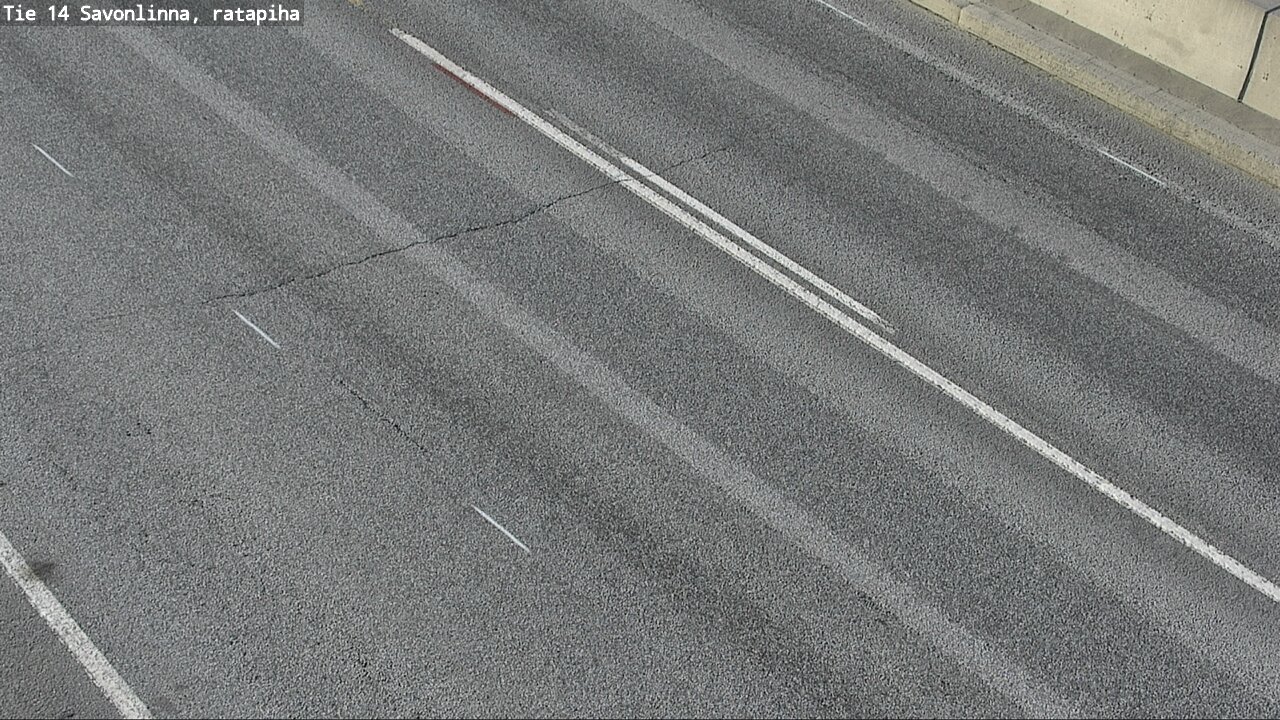 Weather Camera Image Väg 14 Nyslott, Ratapiha, Savonlinna, Etelä-Savo