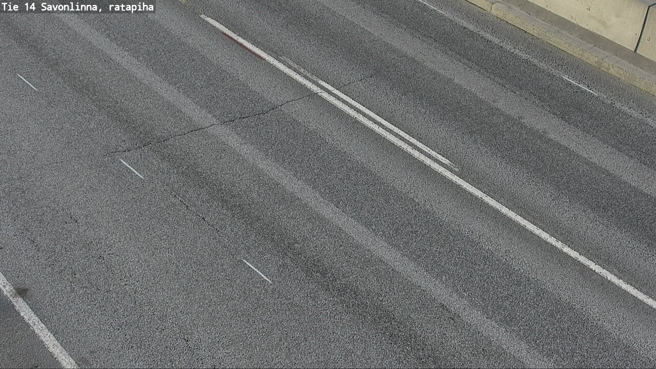 Weather Camera Image Väg 14 Nyslott, Ratapiha, Savonlinna, Etelä-Savo