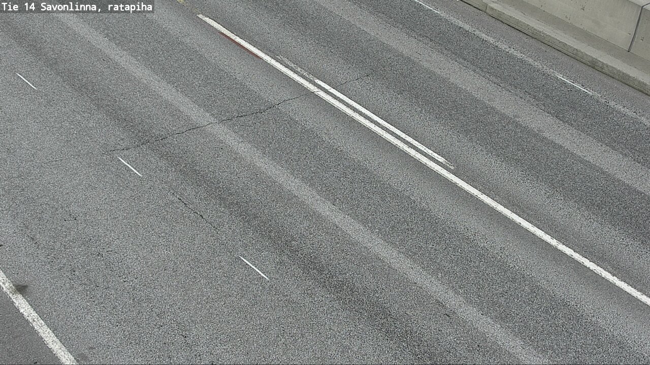 Weather Camera Image Väg 14 Nyslott, Ratapiha, Savonlinna, Etelä-Savo