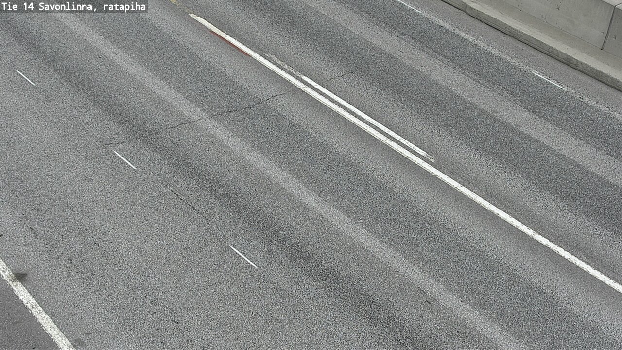 Weather Camera Image Väg 14 Nyslott, Ratapiha, Savonlinna, Etelä-Savo