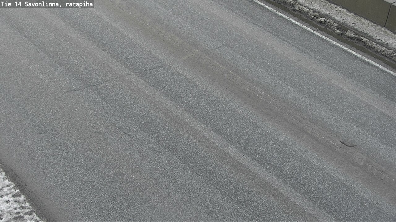 Weather Camera Image Väg 14 Nyslott, Ratapiha, Savonlinna, Etelä-Savo