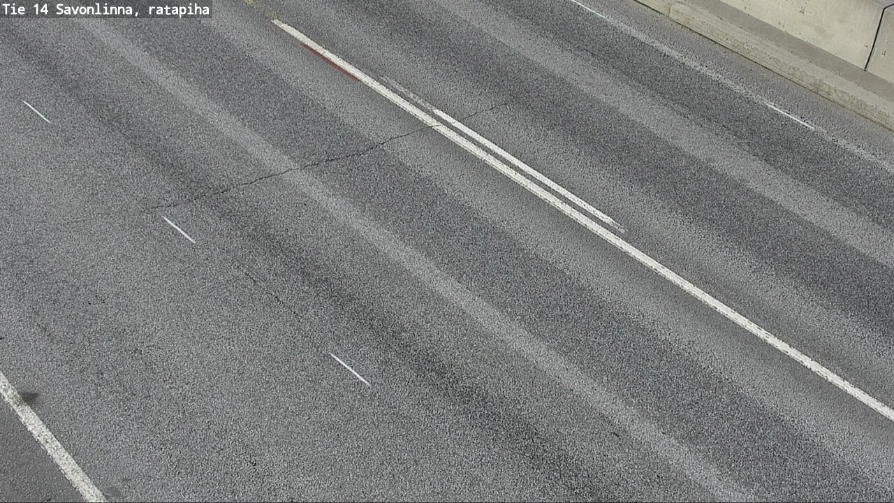 Weather Camera Image Väg 14 Nyslott, Ratapiha, Savonlinna, Etelä-Savo