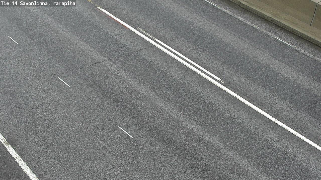 Weather Camera Image Väg 14 Nyslott, Ratapiha, Savonlinna, Etelä-Savo