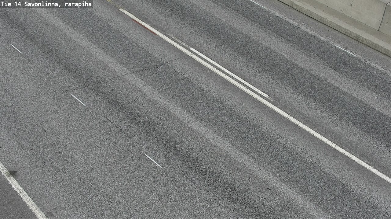 Weather Camera Image Väg 14 Nyslott, Ratapiha, Savonlinna, Etelä-Savo