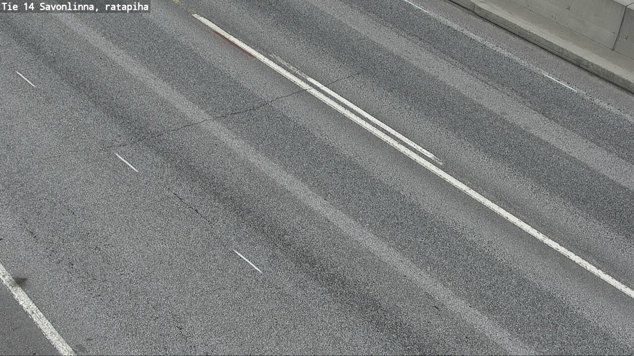 Weather Camera Image Väg 14 Nyslott, Ratapiha, Savonlinna, Etelä-Savo
