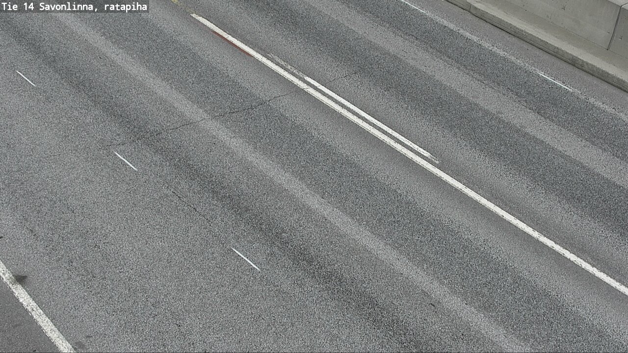 Weather Camera Image Väg 14 Nyslott, Ratapiha, Savonlinna, Etelä-Savo