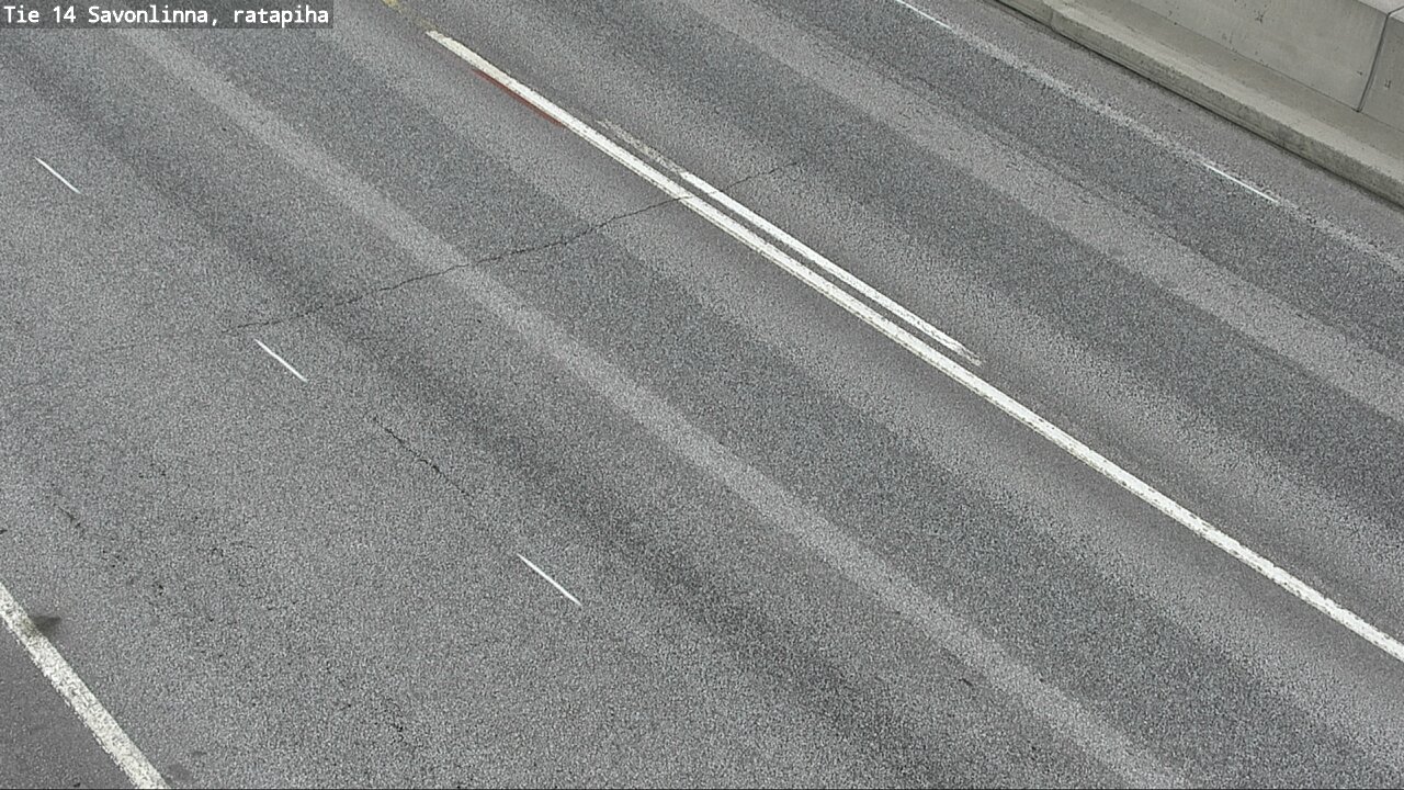 Weather Camera Image Väg 14 Nyslott, Ratapiha, Savonlinna, Etelä-Savo