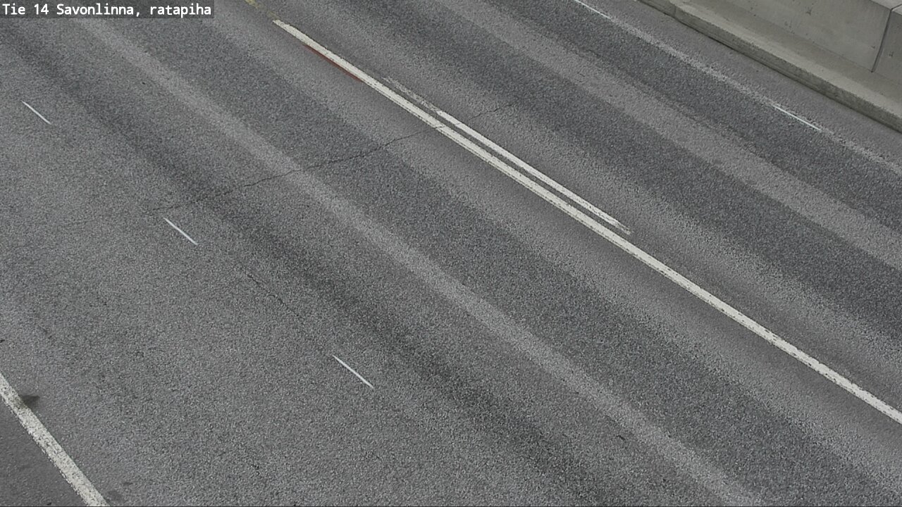 Weather Camera Image Väg 14 Nyslott, Ratapiha, Savonlinna, Etelä-Savo