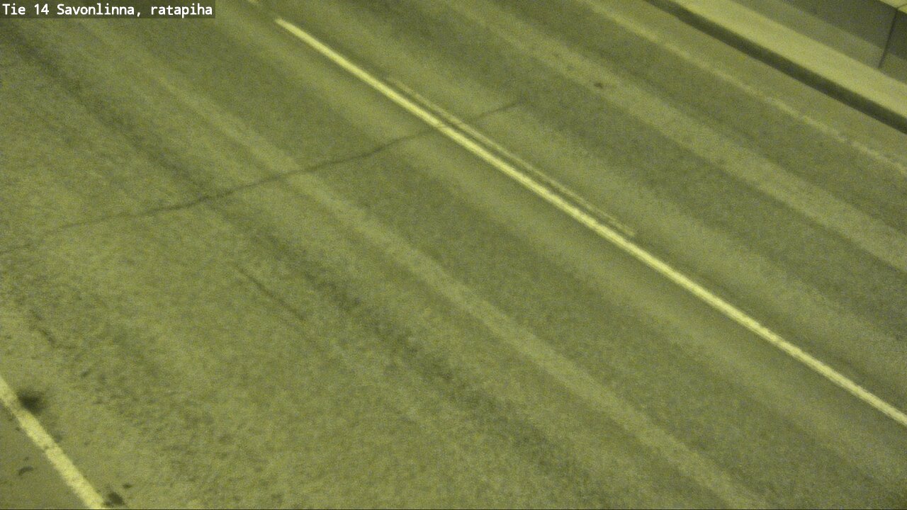 Weather Camera Image Väg 14 Nyslott, Ratapiha, Savonlinna, Etelä-Savo