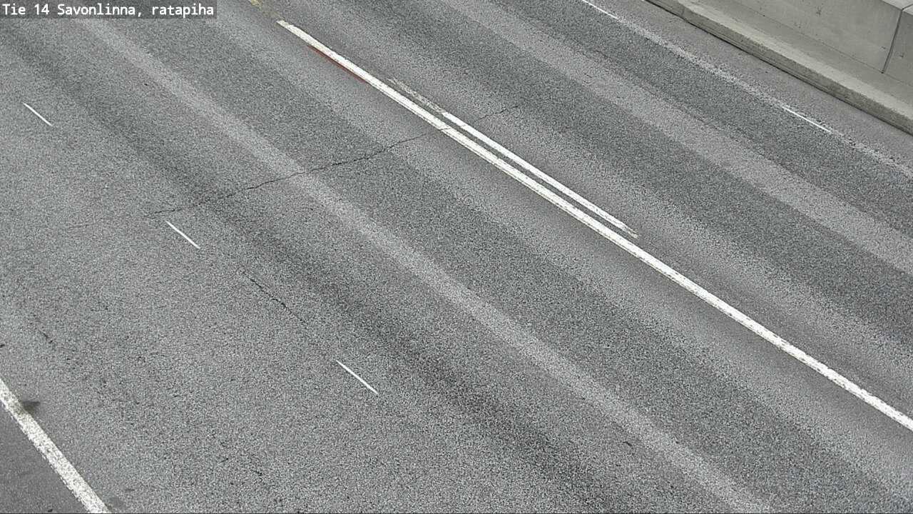 Weather Camera Image Väg 14 Nyslott, Ratapiha, Savonlinna, Etelä-Savo