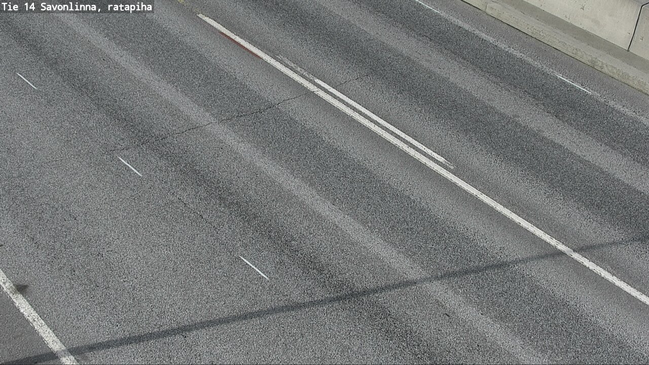 Weather Camera Image Väg 14 Nyslott, Ratapiha, Savonlinna, Etelä-Savo