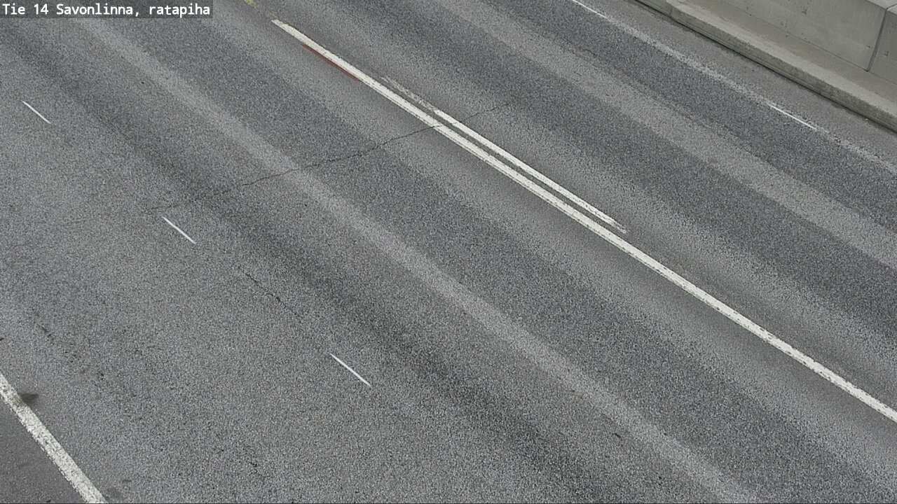 Weather Camera Image Väg 14 Nyslott, Ratapiha, Savonlinna, Etelä-Savo
