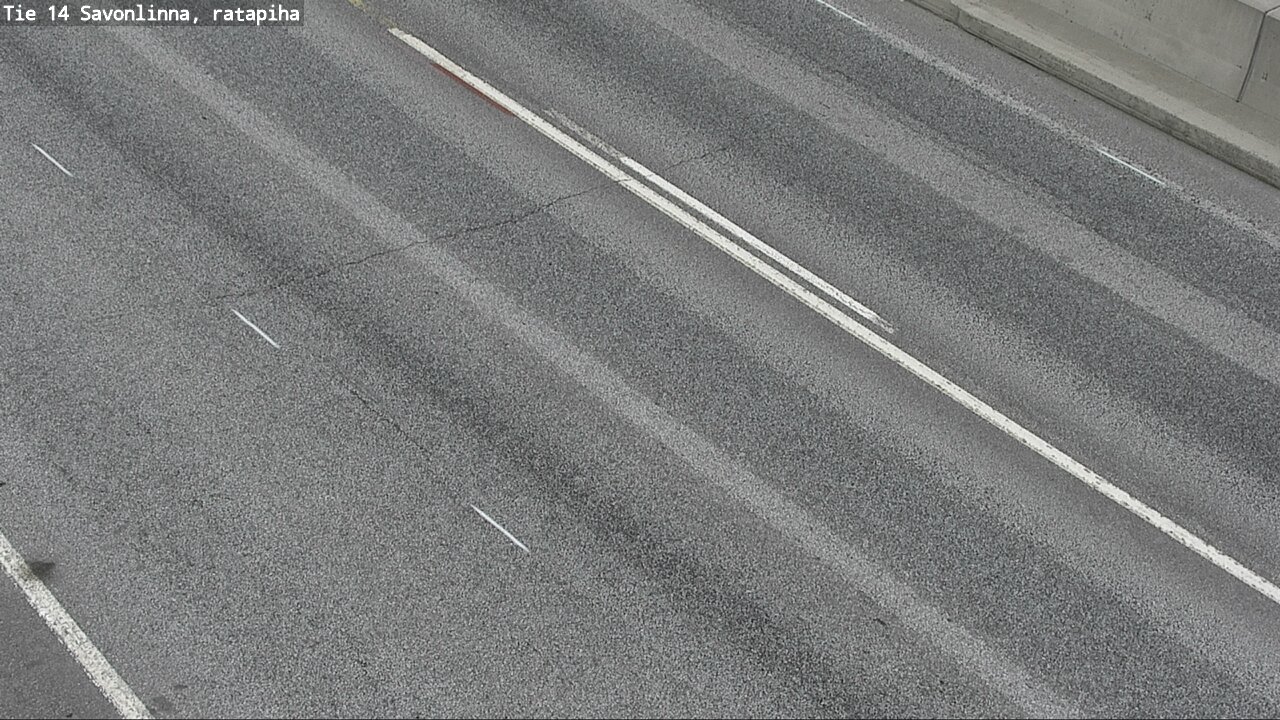 Weather Camera Image Väg 14 Nyslott, Ratapiha, Savonlinna, Etelä-Savo