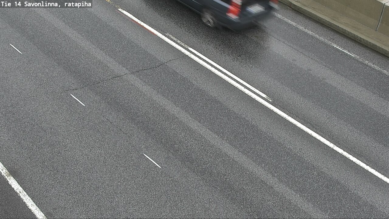 Weather Camera Image Väg 14 Nyslott, Ratapiha, Savonlinna, Etelä-Savo