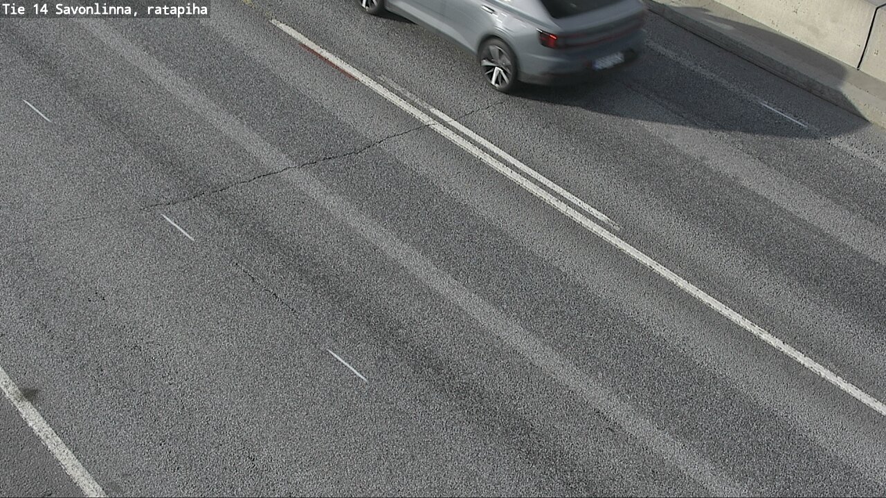 Weather Camera Image Väg 14 Nyslott, Ratapiha, Savonlinna, Etelä-Savo