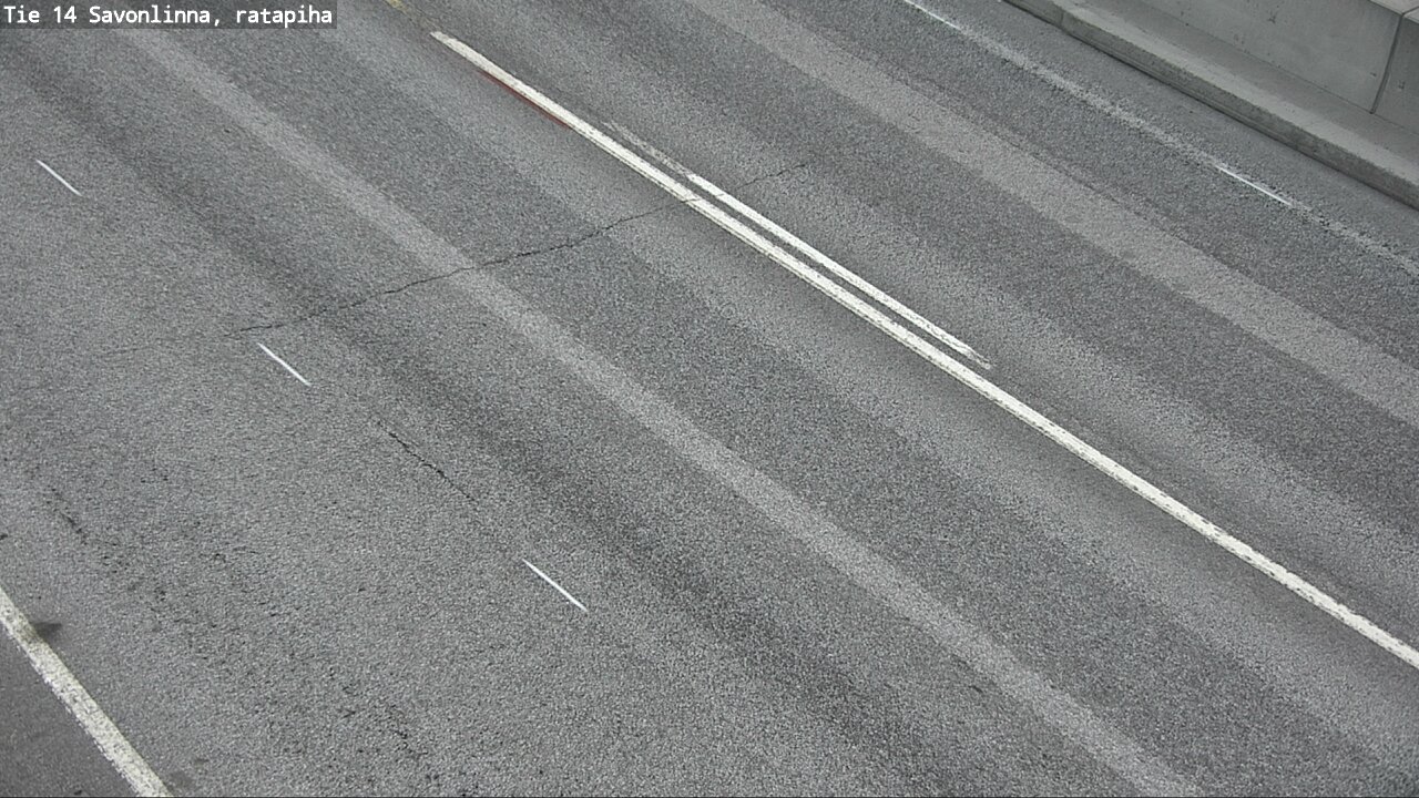 Weather Camera Image Väg 14 Nyslott, Ratapiha, Savonlinna, Etelä-Savo