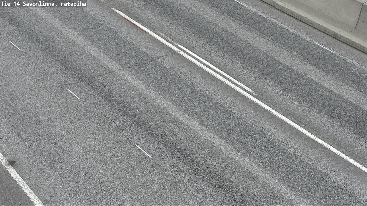Weather Camera Image Väg 14 Nyslott, Ratapiha, Savonlinna, Etelä-Savo
