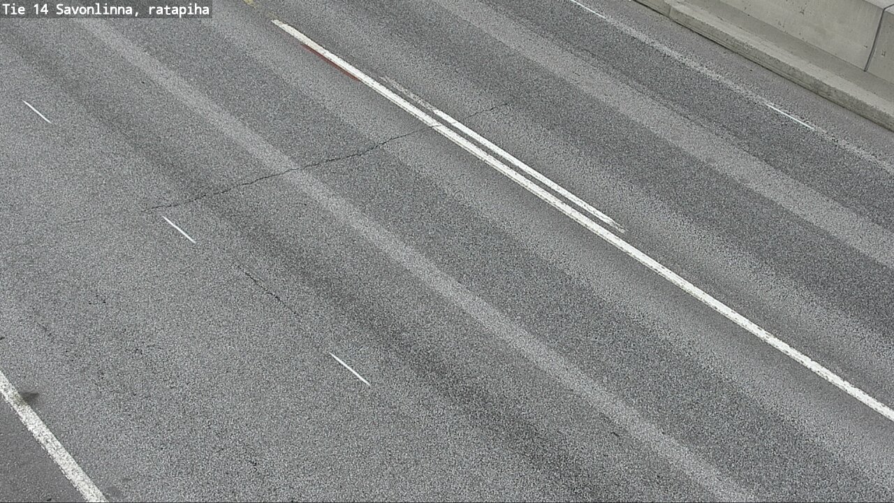 Weather Camera Image Väg 14 Nyslott, Ratapiha, Savonlinna, Etelä-Savo