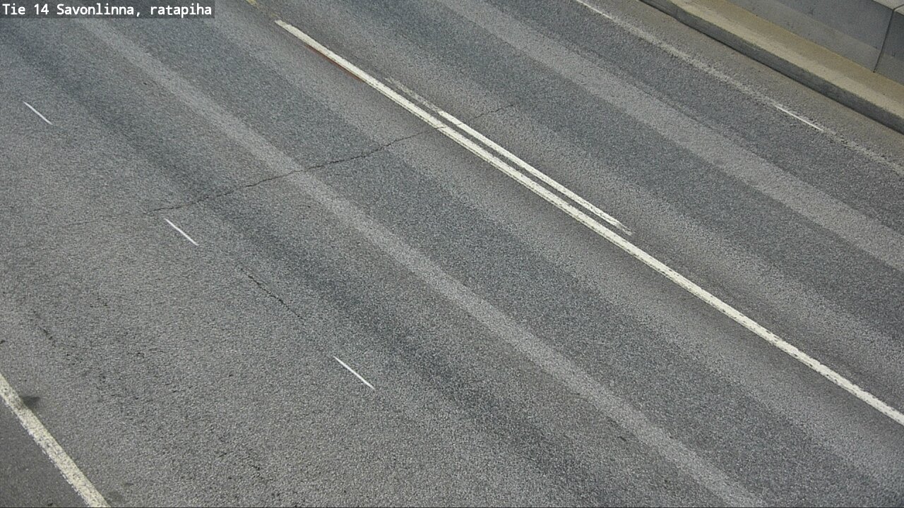 Weather Camera Image Väg 14 Nyslott, Ratapiha, Savonlinna, Etelä-Savo