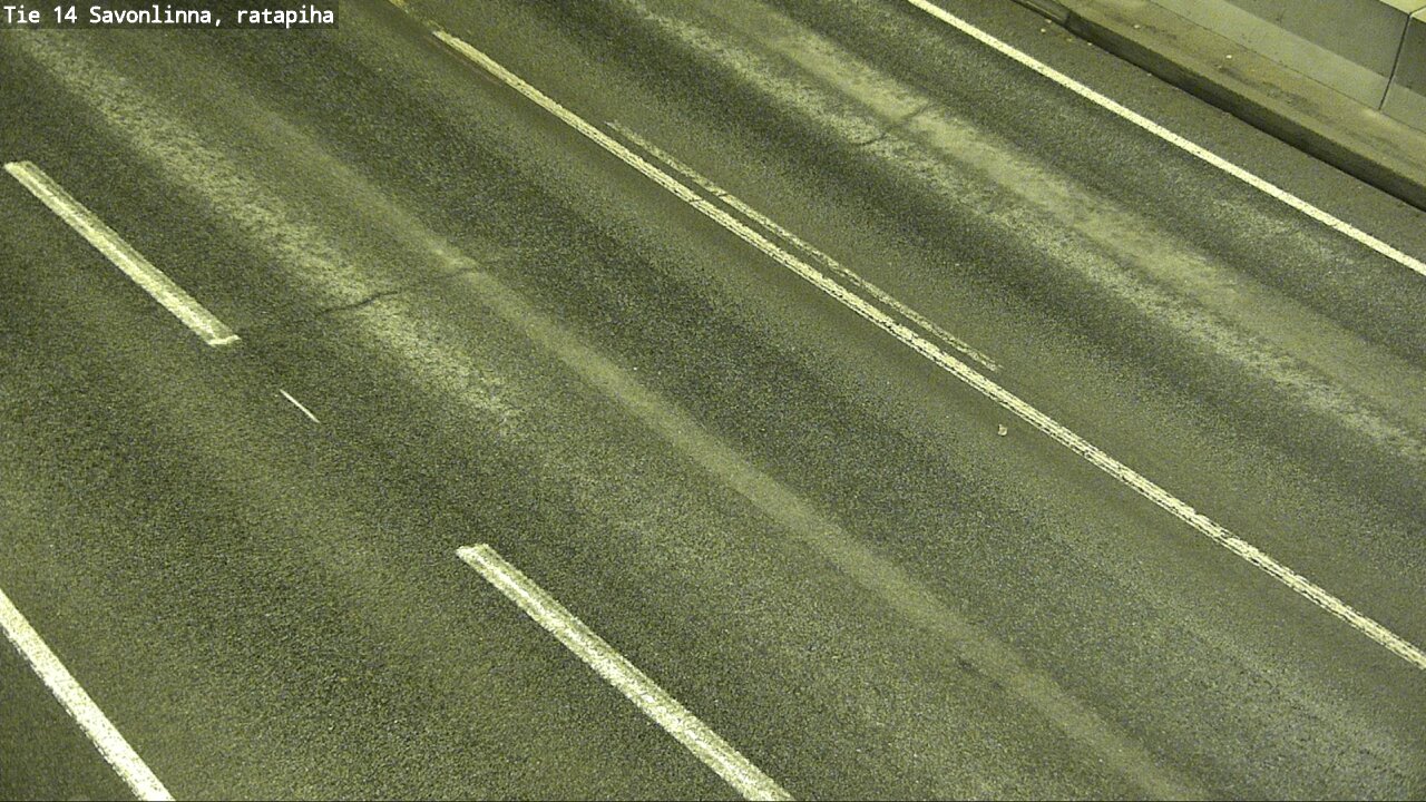 Weather Camera Image Väg 14 Nyslott, Ratapiha, Savonlinna, Etelä-Savo